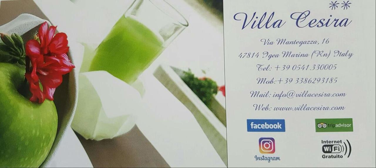 Hotel Villa Cesira Bellaria-Igea Marina Eksteriør billede